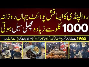 Dildar Fish Point of Rawalpindi | Daily 1000 Kilo Fish Sale | Unique Taste of Karachi Spices