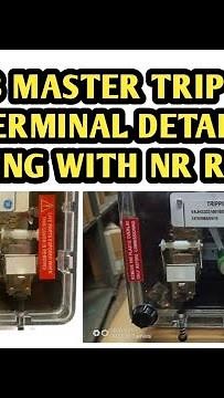 Master Trip 86 Relay Terminal details #86relay #ge #alstom 86 Relay Wiring Diagram #VAJH23 #VAJH13