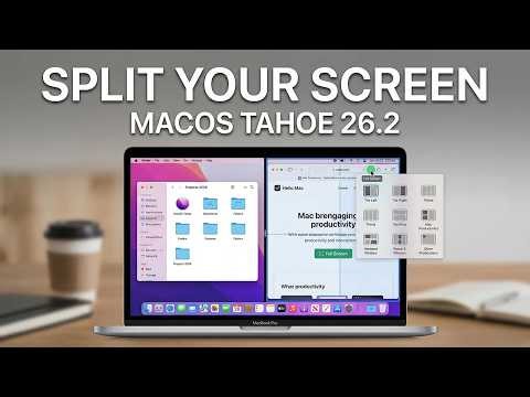 How to Split Screen on macOS Tahoe (The Easy Way)