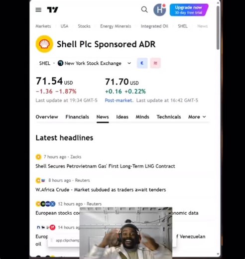 Elisha [2 King 2:9] on Instagram: "Shell Technical Analysis. #Technicalanalysis #Oscillator #movingaverage #patternrecognition #Financialanalyst This is not a recommendation! As with all your investments, you must make your own determination whether an investment in any particular security or securities is consistent with your investment objectives, risk tolerance, financial situation, and evaluation of the security. Before investing in any mutual fund or exchange-traded fund, you should conside