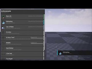 [UE4] Marketplace - Achievement System