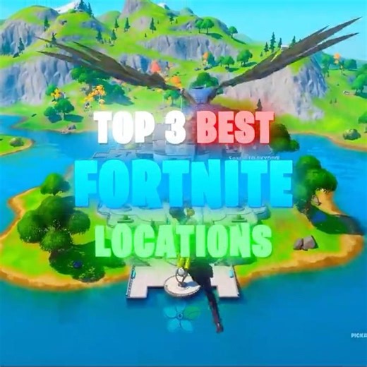 TOP 3 BEST LOCATIONS IN FORTNITE! 🎯