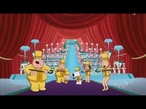 Family guy intro variations but the frames are reorganised to the original intro