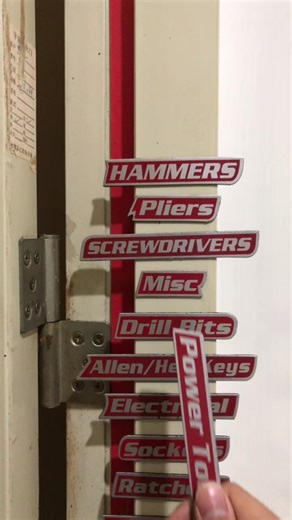 Essential Magnetic Labels for Your Toolbox Organization