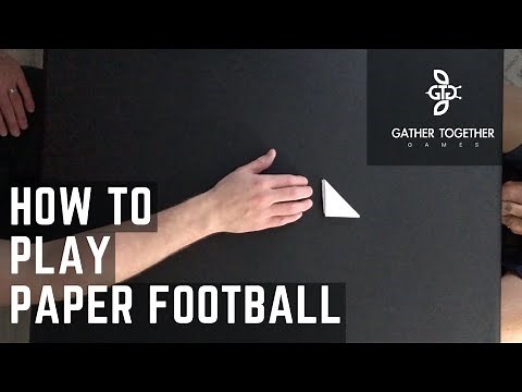 How to Play Paper Football