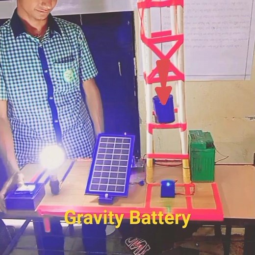 Power of Gravity: Unveiling Mind-Blowing Energy Storage System //State lavel Winning Science Project
