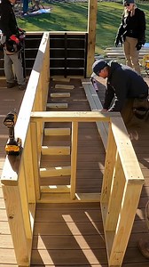 168K views · 1.1K reactions | A nice little built in bar, but with a little but of added function! The end will hold a mini fridge! Don’t need to go far to get to that high noon or whatever you prefer  . . Deckorators #build #builder #deck #designandbuild #deckdesign | Premier Outdoor Living | Facebook