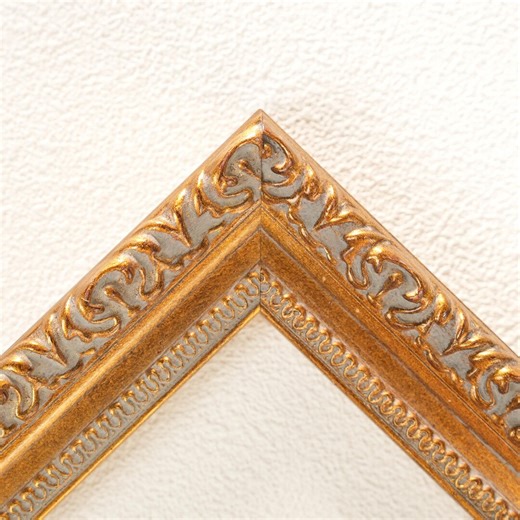 Gilded Gold Picture Frame, Ornate Baroque Floral Wedding Portrait Frame - Etsy