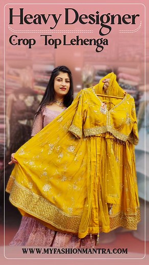 Heavy Designer Crop Top Lehenga 🌷 📲Take A Screenshot & Share👇 WhatsApp 🤳 https://wa.me/ 919313922191 📞Call / 🤳WhatsApp us on : 919313922191 🌍Website : www.myfashionmantra.com 📽Video Call Also Available 📦 Wholesale & Retailer 💸 Cash On Delivery 🏍 Available [ All Over India ] 🛫Shipping Worldwide Address :- 2st Floor, Sy. No. 33/2, T.Plot No.6, F.P. No.-341, Cy. Sy. No.426/A, behind Sub Jail, Khatodra Wadi, Surat, Gujarat 395002 #lehenga #designerlehenga #heavylehenga #croptop #croptopl