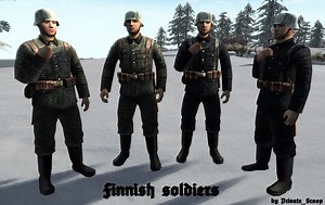 Finnish soldier skin (HD) addon - Men of War: Assault Squad