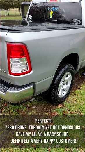 V6 RAM 1500 with a Paradox Performance Muffler (3.6L)