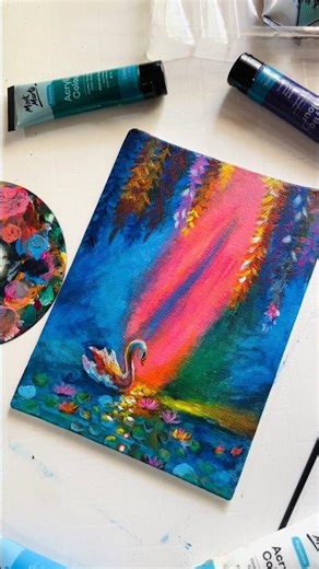 From Nothing to Art 😍#artist #artwork #viralshorts #painting #acrylicpainting #creative
