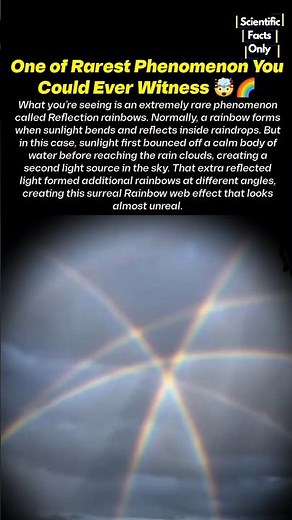 One of the Rarest Sky Phenomenon you Could Ever Witness 🤯🌈