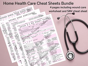 Home Health Nursing Documentation Bundle: OASIS Soc, Wound, SN Visit Notes (printable PDF) - Etsy