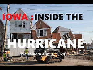 IOWA HURRICANE, Cedar Rapids Derecho Live Camera Aug 10, 2020