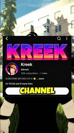 Kreekcraft made a new channel🤯 #roblox #shorts
