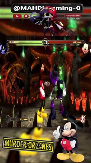 UZI DOORMAN vs MICKEY MOUSE! 🐭💥 Funny Fatality! | MK9 Mods #shorts