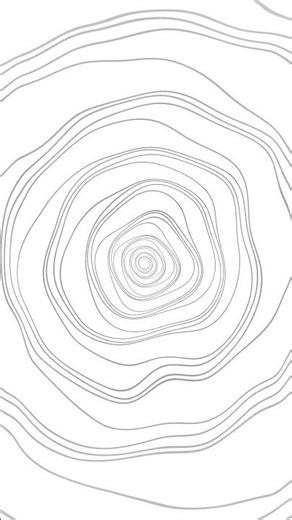 Hypnotic Circles Expanding Into Infinity #animation #visualizer