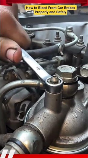 How to Bleed Front Car Brakes Properly and Safely #shortvideo #tricks