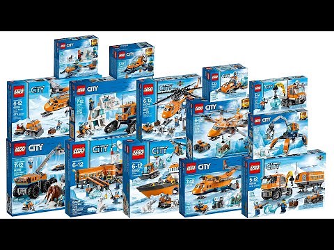 All LEGO City Arctic Sets 2014 - 2018 Compilation/Collection Speed Build