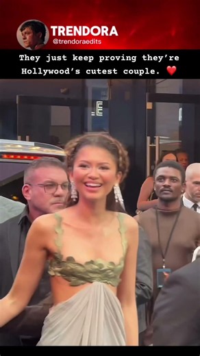 Tom Holland & Zendaya Look STUNNING Together at The Odyssey London #couple ❤️ #tomholland #zendaya