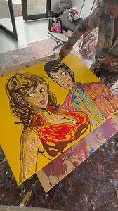 “ABSTRACT LUPIN & MARGOT” - Acrylic Paint on canvas 116x89cm. - Costum order - You were also a fan of Lupin III? Without a doubt one of the best cartoons in history for me .. Tell me if you watched it and how much you liked it in the comments 🫶🙏🏻 #art #fanart #lupin #lupiniii #contemporaryart #popart | Gabriele Serrini the other paint.