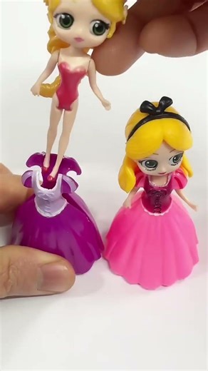 Cute miniatures little Disney princess dolls 4