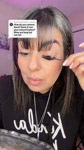 Step by step removal of the DIY LASHES Easy, quick, and it doesn’t destroy the natural lash. Very easy to remove. #diylashes #lashclusters #underlashapplication #lashes #athomelashes #removinglashes | Gina Cicero