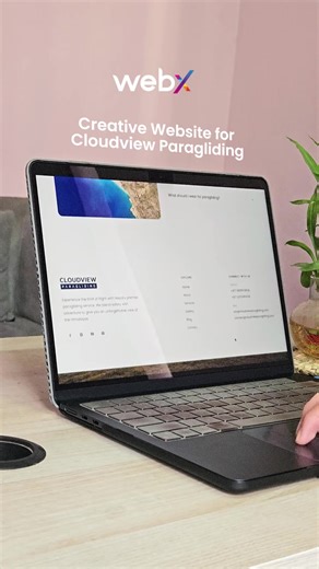 Our latest creative website project for CloudView Paragliding. Explore the full website here: Link- https://cloudview.webxnepal.com . . . . . . . . #creativewebsite #cloudview #bestwebsites #UIUXDesign #webxnepal #WebsiteDevelopment #uiuxdesigner #uiux #websitedesigner | WebX Nepal