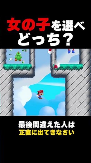 Which one is the girl?! It's too dangerous in so many ways lol [Mario Maker 2]