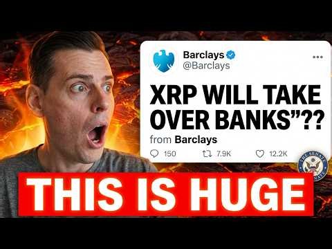 THIS IS HUGE!!! BARCLAYS CEO: XRP WILL ''TAKE OVER'' BANKS??!