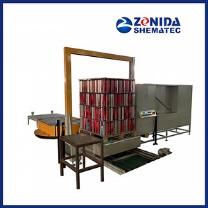 [Hot Item] Inline Band Strapping Machine for Metal Cans Packaging