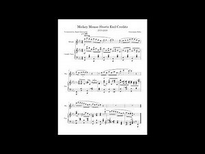 Mickey Mouse Shorts End Credits (Audio + Sheet Music)