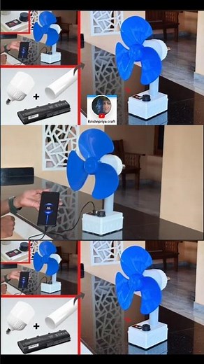 How to Make Remote Control Fan at Home | Easy DIY Fan Project | Remote Operated Mini Fan
