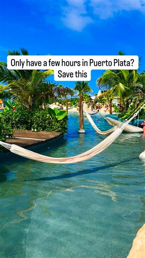 🌍 Family of 4 traveling the world on Instagram: "Only have a few hours in Puerto Plata from a cruise? You can do this for $0 — we only spent $2 on a coconut 🥥 🚢🌴 If you dock at Taino Bay Cruise Port, enjoy the free pool, lazy river & colorful photo spots inside the port. ⚠️ You can only enter Taino Bay if you arrive by cruise ship. From the port, it’s just a 10–15 min walk to: 🌈 Calle San Felipe (Umbrella Street) 💗 Paseo Doña Blanca (Pink Street) ✔️ Free to visit ✔️ No excursion needed ✔️ 
