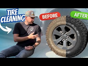 HOW TO CLEAN DIRTY BROWN TIRES | Tips to safely clean your tires