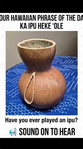 KA IPU HEKE ʻOLE, THE SINGLE GOURD INSTRUMENT #Shorts