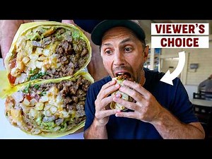 I Tried YOUR Favorite California Burritos in San Diego 🌯