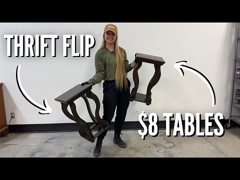 Upcycling Thrifted Furniture UNDER $50!!