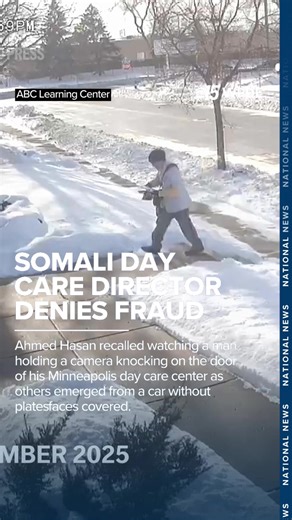 It was until a week later when a video claiming ABC Learning Center and other Somali-Minnesotan day cares are at the center of an alleged $100 million fraud scheme went viral that Hasan learned the man with a camera was right-wing influencer Nick Shirley. #somalian #daycare #minnesota