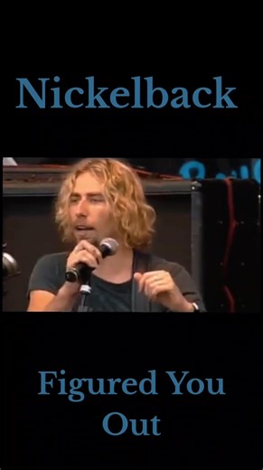 Nickelback Perform Their song. Figured You Out. Live on stage. live 21 year ago. #Nickelback | Nickelback Fans