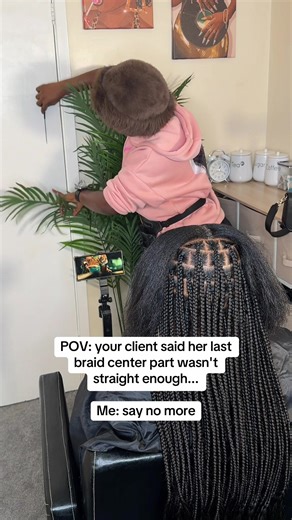 Achieving the Perfect Center Part in Braiding