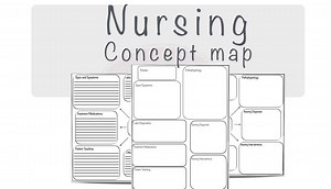 Nursing Concept Map, Concept Map Template, Nursing Study Templates, Nursing Student Study Guide, Disease Template, Med Surg, Nursing Notes - Etsy Canada