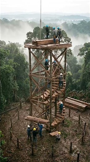 Turning a Jungle Tower into a Magical Apple Treehouse Home