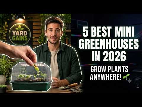 5 Best Mini Greenhouses in 2026 🌱 Grow Plants Anywhere!