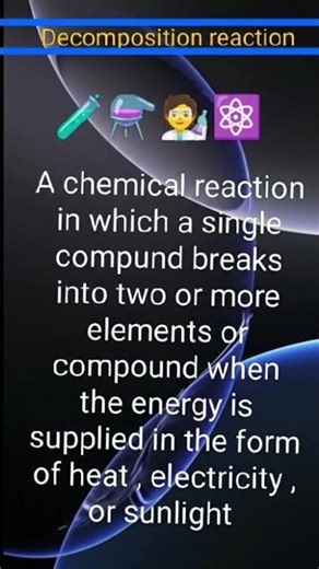 decomposition reaction