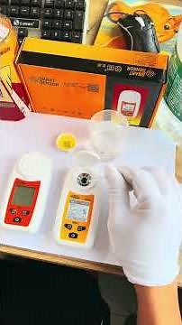 How to use a Digital Refractometer saccharimeter to measure the sugar content For ST335A ST355A?