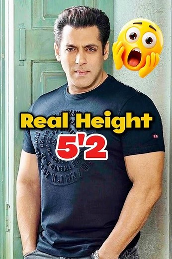 Salman khan Real height will shock you🤯😱.#salmankhan #height #bollywood #hero