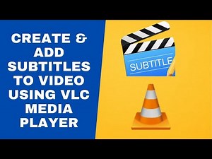 How to create/add subtitle to video using VLC permanently.