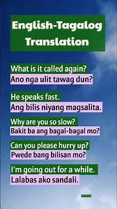 English-Tagalog Translation|Useful Daily Expression #educationalvideos #tagalogphrases #shorts